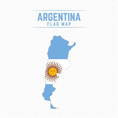 argentina map flag
